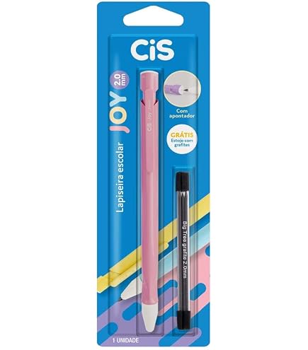 CIS Joy Lapiseira Escolar 2.0 - Lilás - Blister com 1 unidade +
